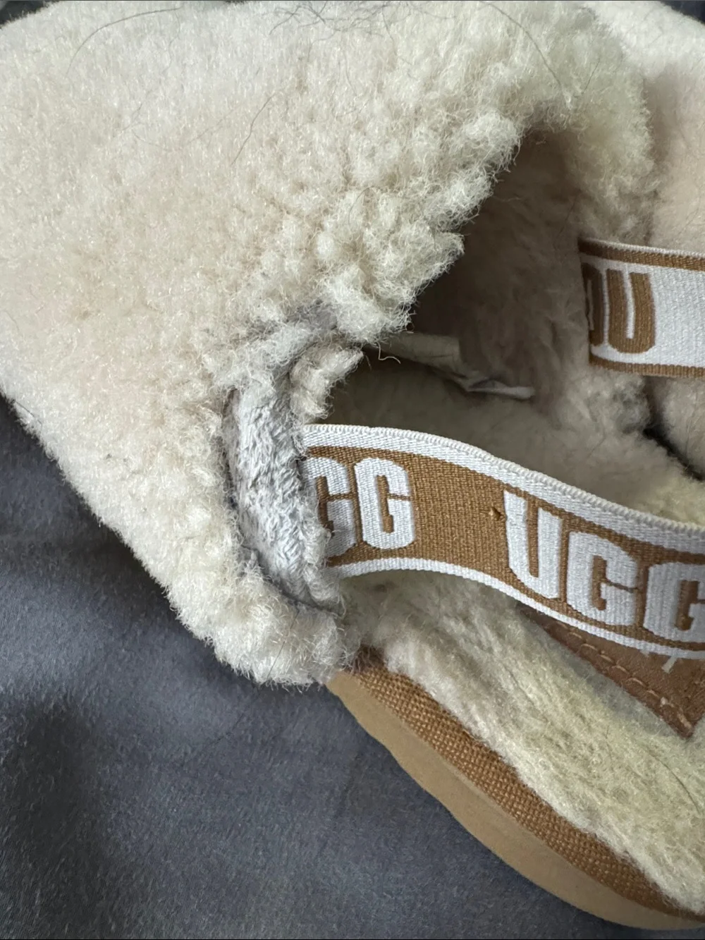 UGG plush shearling